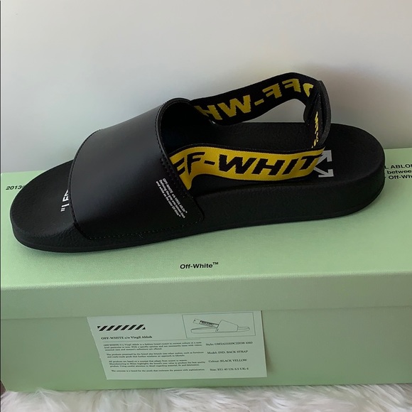 OFF-WHITE Strap Sandal Size M 7 US (40 ) - Picture 3 of 5